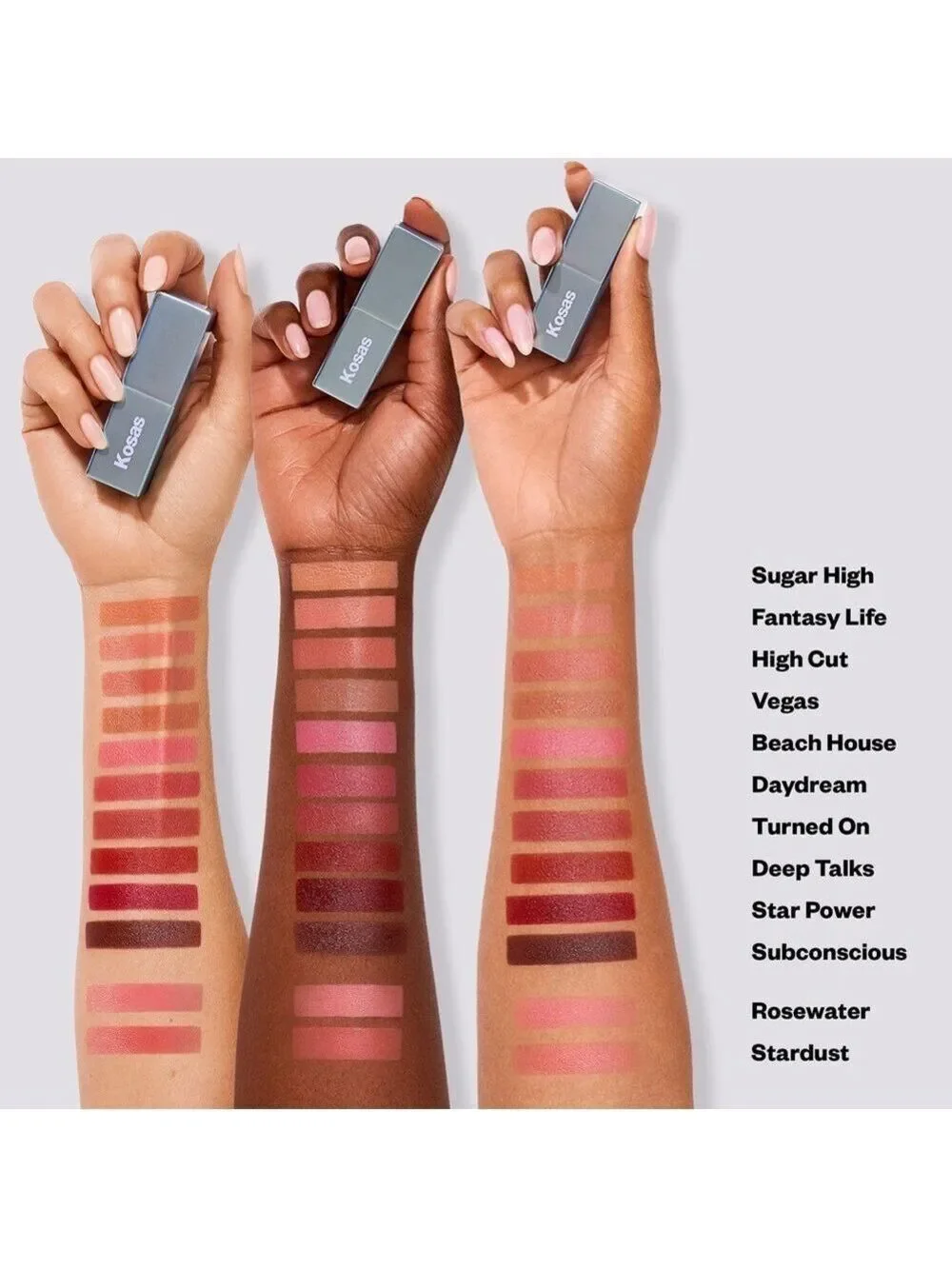 Kosas HIGH CUT Weightless Lip Color | NEW | Warm Rosy Pink | Nourishing Lipstick